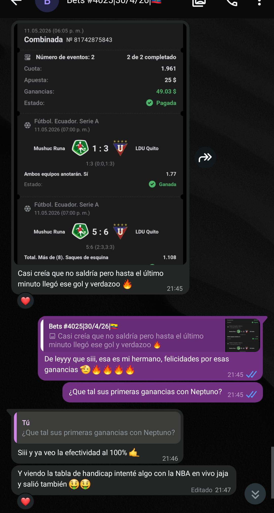 Resultado de la comunidad